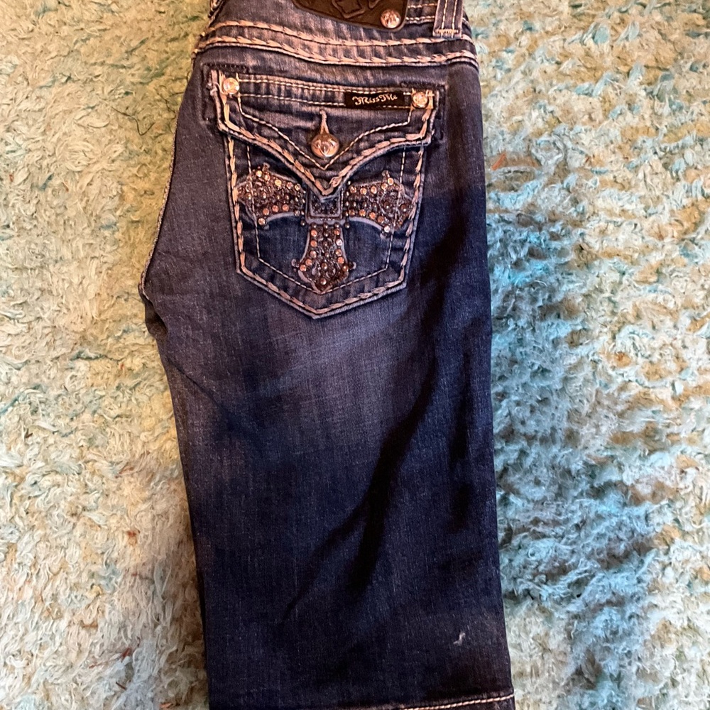 MISS ME Denim Shorts Size 26; 2 Juniors